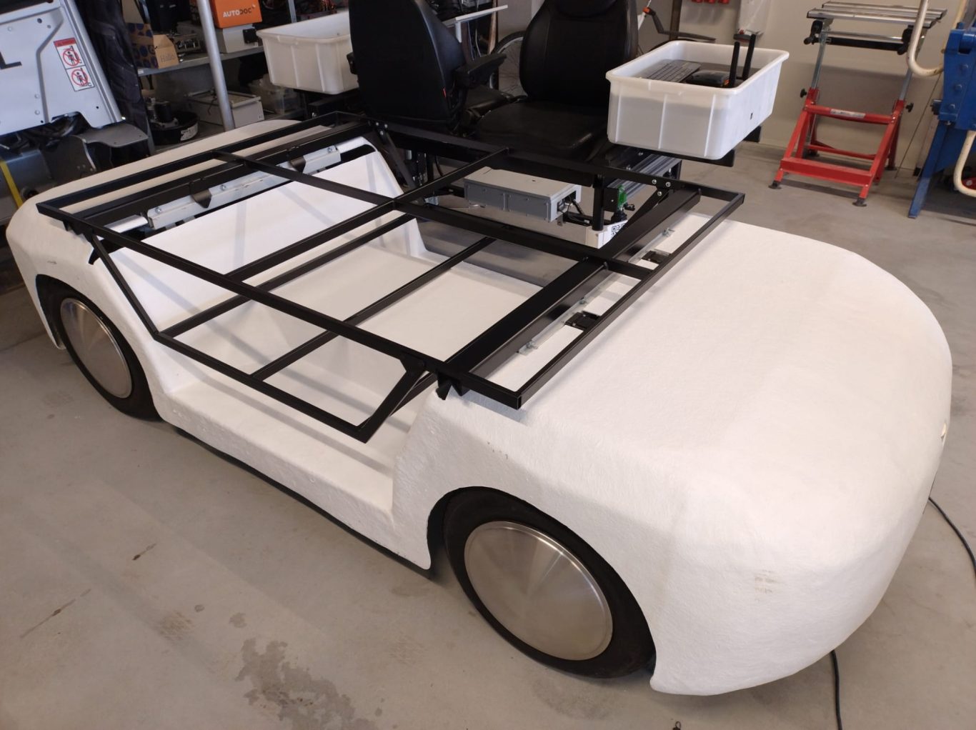 Module frame - prototype voertuig